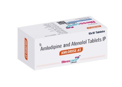 Amlodipine 5mg Atenolol 50mg Tablets AMLORISE-AT Blesscard Lifecare