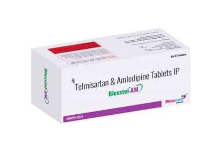 Telmisartan 40 Mg Amlodipine 5mg Tablets BLESSTEL-AM Blesscard Lifecare