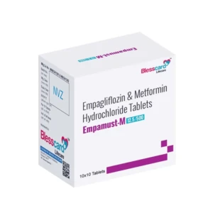 Empagliflozin & Metformin Tablet Empagliflozin Tablet Metformin Tablet Cardiac Diabetic company Blesscard Lifecare