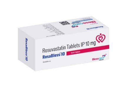 Rosuvastatin 10 mg Tablets ROSABLESS-10 Blesscard Lifecare