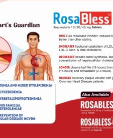 Rosuvastatin 10/ 20/ 40 mg Cardiac Diabetic PCD Pharma Franchise Blesscard Lifecare Blesscard