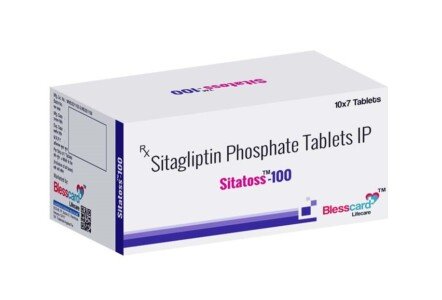 Sitagliptin Phosphate 100 mg tablets SITATOSS-100 Blesscard Lifecare