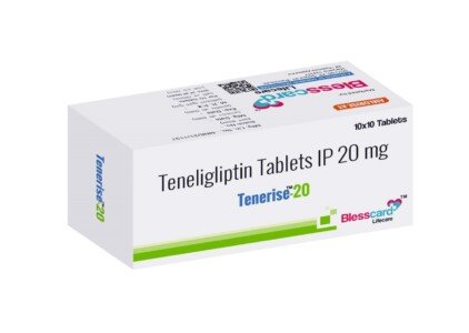 Teneligliptin 20 mg Tablets TENERISE-20 Blesscard Lifecare