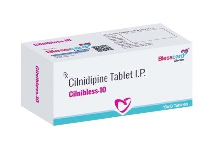 Cilindipine 10 Mg Tablets Cilnibless-10 Blesscard Lifecare