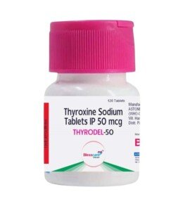 Thyrixine Sodium 50 mcg Tablets Thyrodel-50 Blesscard Lifecare